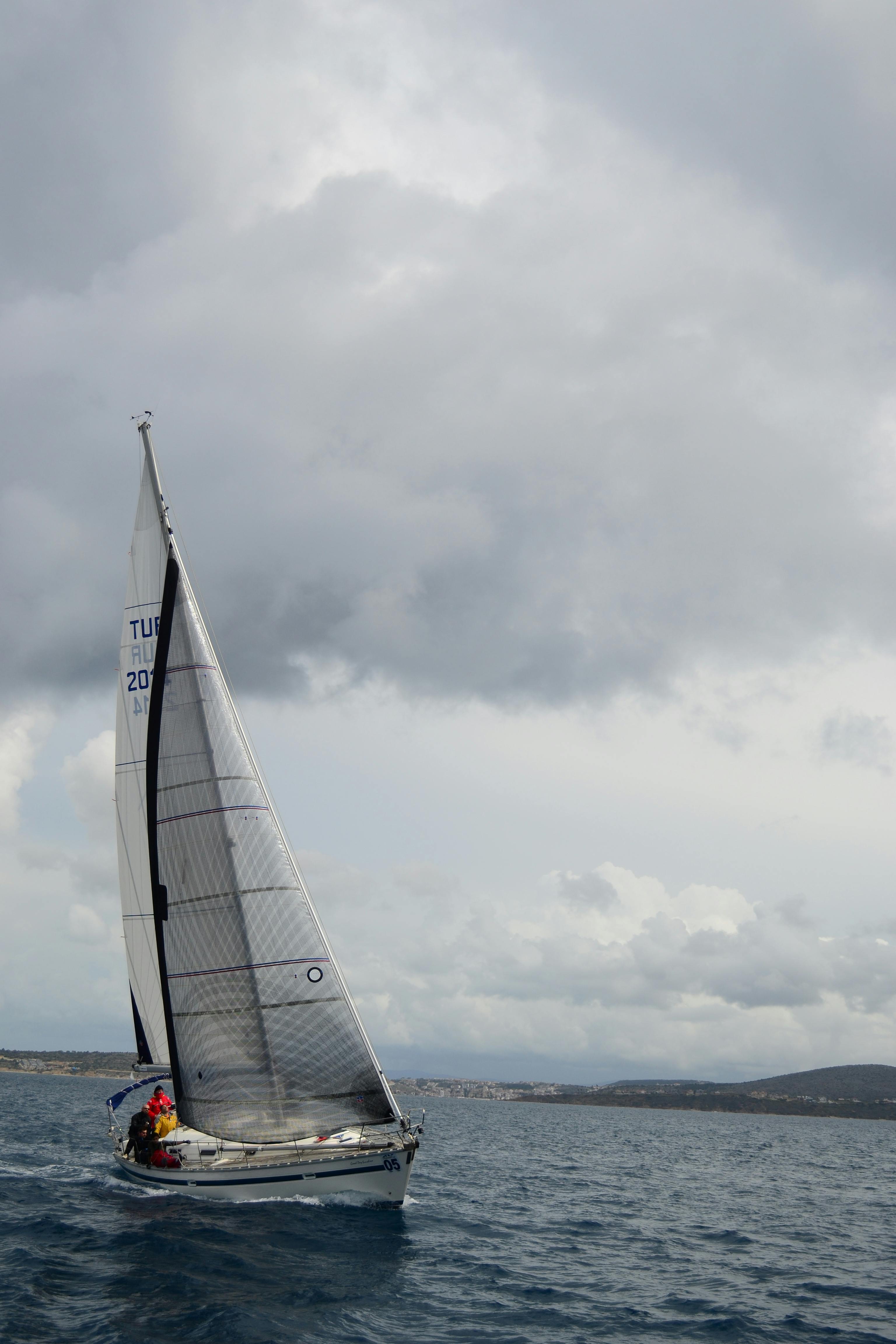 Sailboat on the Gulf Coast waters